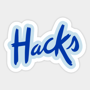 Hacks HBOMax Original Logo Blue Sticker